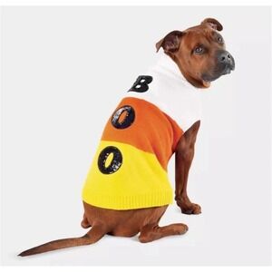 Halloween Candy Corn Boo Dog‎ Sweater Hyde & EEK! Boutique